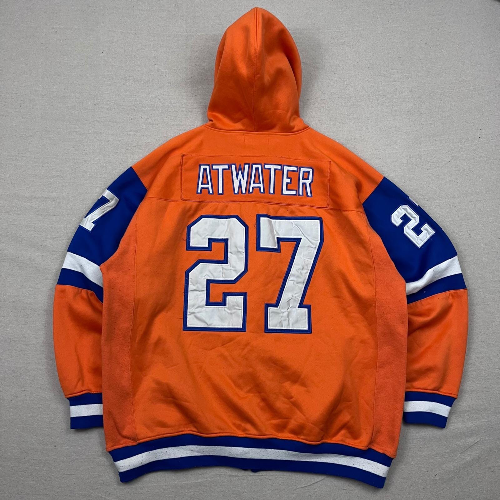 Mitchell Ness Throwback NFL Denver Broncos Steve Atwater 27 Orange