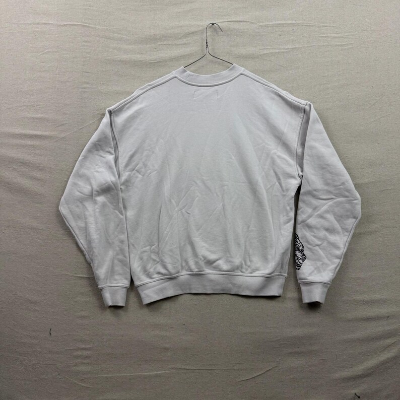 Darc Sport Rundhals-Sweatshirt für Unisex XS Off-White NFGU Wolf Grafik Bild 3