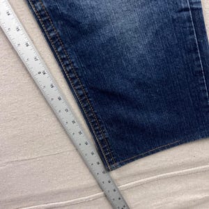True Religion Billy Super T Jeans Mens 38 Blue Dark Wash Corduroy Flap Pockets image 9