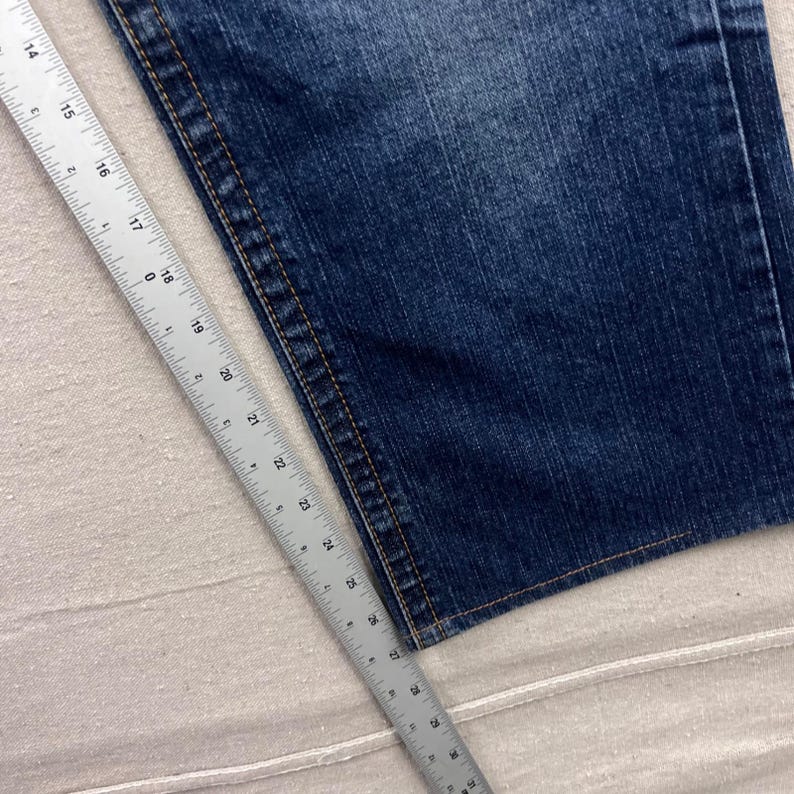 True Religion Billy Super T Jeans Mens 38 Blue Dark Wash Corduroy Flap Pockets image 9
