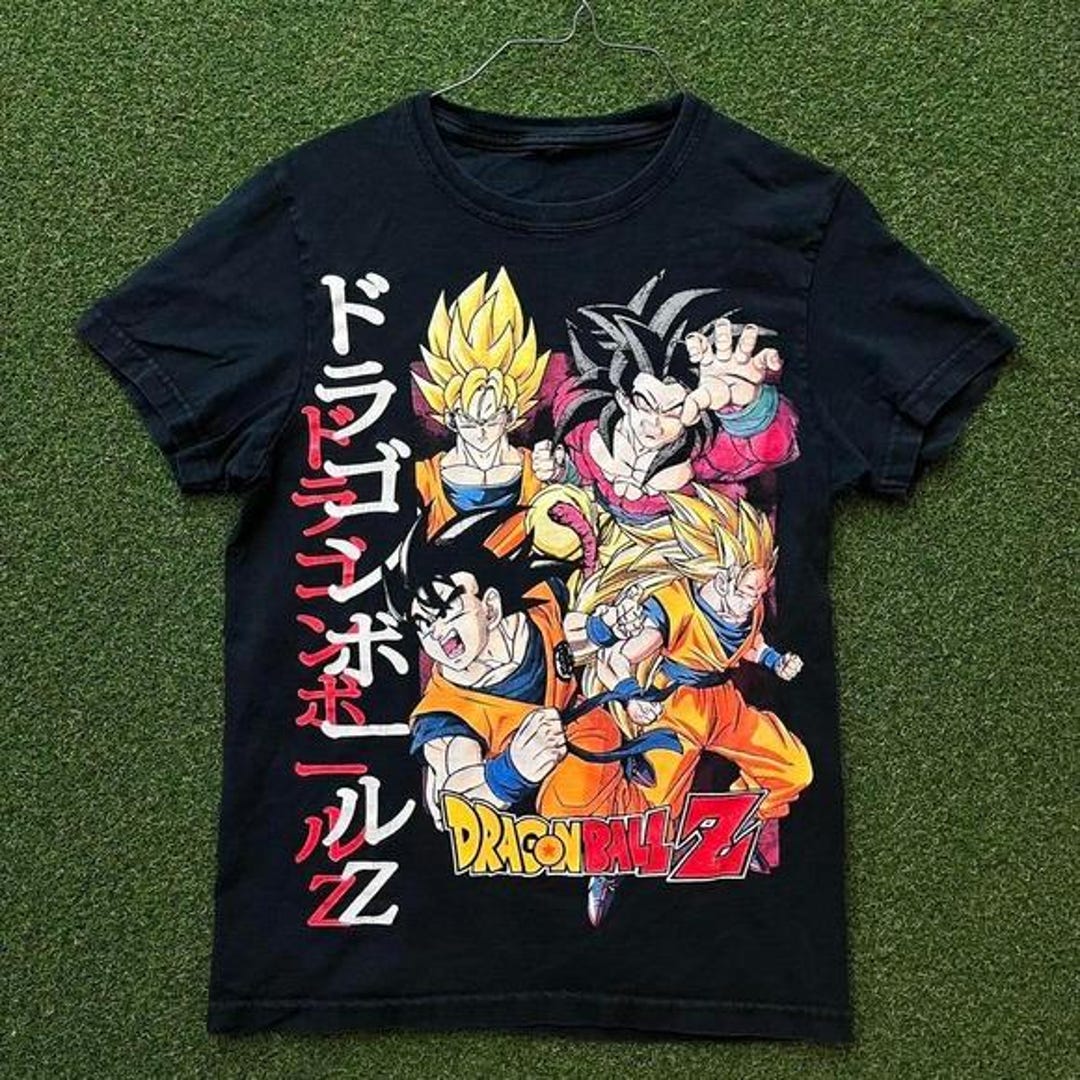 ヴィンテージ Y2K ドラゴンボール Z 両面グラフィック Tシャツ - Etsy 日本