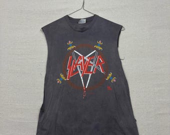 1985 SLAYER Vintage Rare Concert 85 Hell Awaits Tour Original
