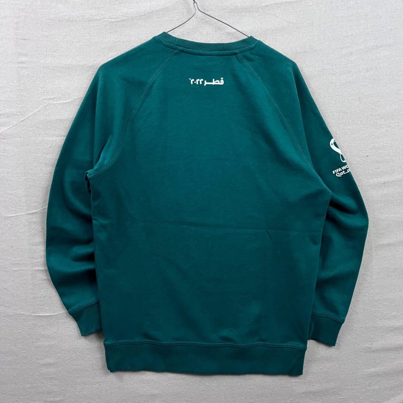 FIFA World Cup 2022 Mexico Sweatshirt Mens Medium Green Qatar Soccer Pullover image 2
