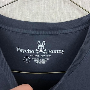 Camiseta gráfica gris oscuro de Psycho Bunny, algodón Pima imagen 2