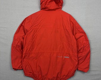 VTG POLO SPORT Ralph Lauren Men's Red Hooded Jacket Nylon