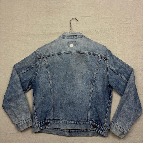 Vintage Levis 70506 0217 Denim Trucker Jacket Blue Cotton Made in