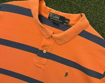 Maillot De Rugby Vintage Orange Années 80/90, N°18, Ets DUBOE, Taille XL