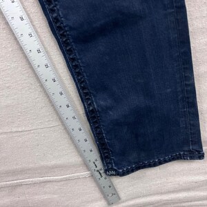 True Religion Ricky Relaxed Straight Jeans Mens 34 Dark Indigo Super T Stitch image 9