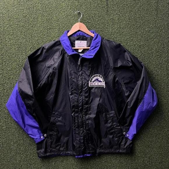 ROCKIES ジャケット ブラック Colorado Rockies Jackets - MLB Apparel