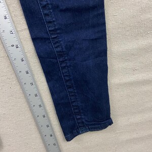 True Religion Halle Super Skinny Jeans Women 27 Dark Blue Flap Pocket Distressed image 6