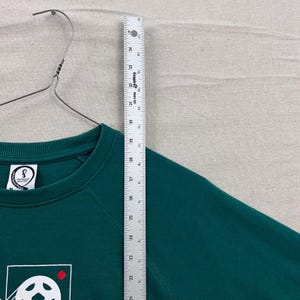 FIFA World Cup 2022 Mexico Sweatshirt Mens Medium Green Qatar Soccer Pullover image 8