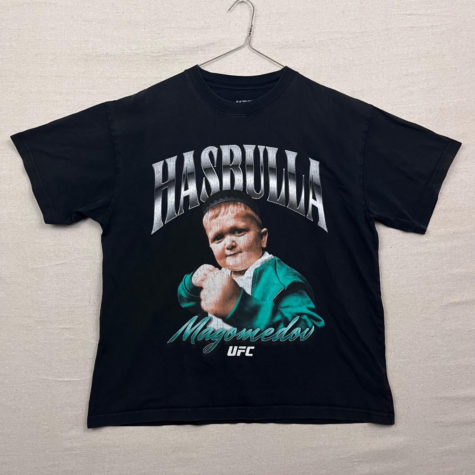 UFC ハスブラ・マゴメドフ グラフィックTシャツ ブラック Lサイズ 