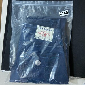 True Religion Halle Super Skinny Jeans Women 27 Dark Blue Flap Pocket Distressed image 10