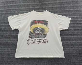 Vintage 90s Big Dogs T-Shirt Mens XL White Stinkin Leashes Graphic Tee