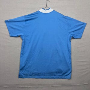 Vintage Nike UNC Tar Heels Basketball Jersey Shirt XXL Light Blue Quarter Zip image 2