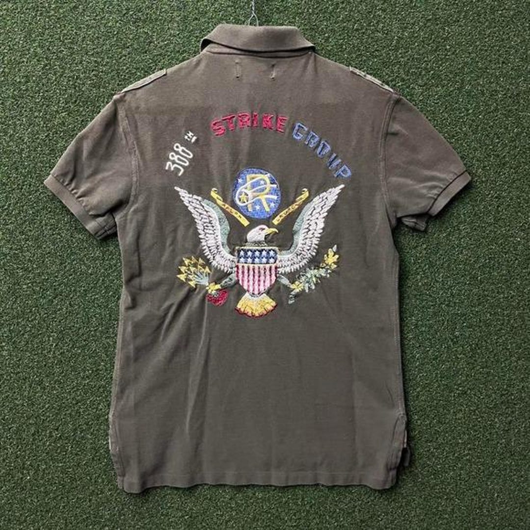 Vintage 90s Rare Polo Ralph Lauren 388th Strike Group Polo Shirt - Etsy