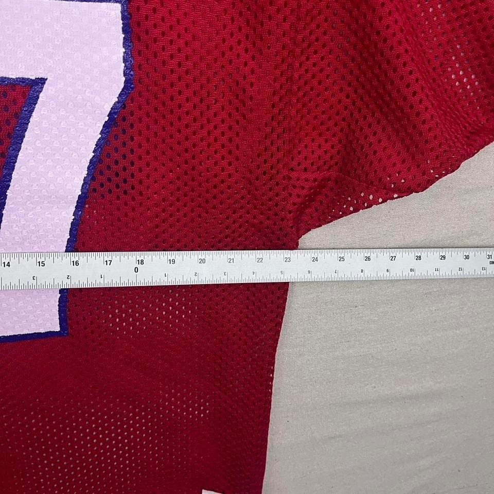 Vintage 80s 90s Champion St. Johns 47 Red Mesh Football Jersey - Etsy
