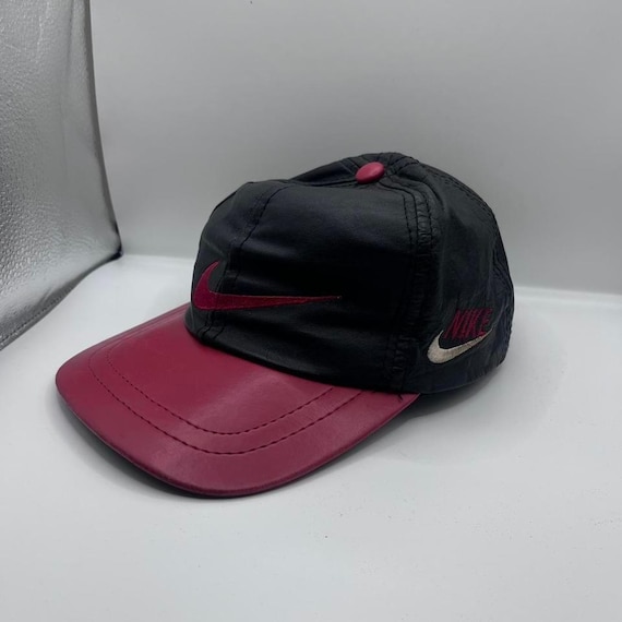 nike leather cap