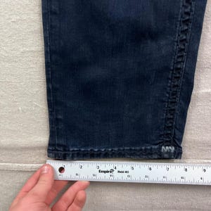 True Religion Ricky Relaxed Straight Jeans Mens 34 Dark Indigo Super T Stitch image 10