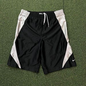 Vintage Y2K Nike Shiny Dazzle Men's Black Basketball Shorts - Etsy