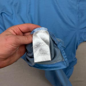 Vintage Nike UNC Tar Heels Basketball Jersey Shirt XXL Light Blue Quarter Zip image 7
