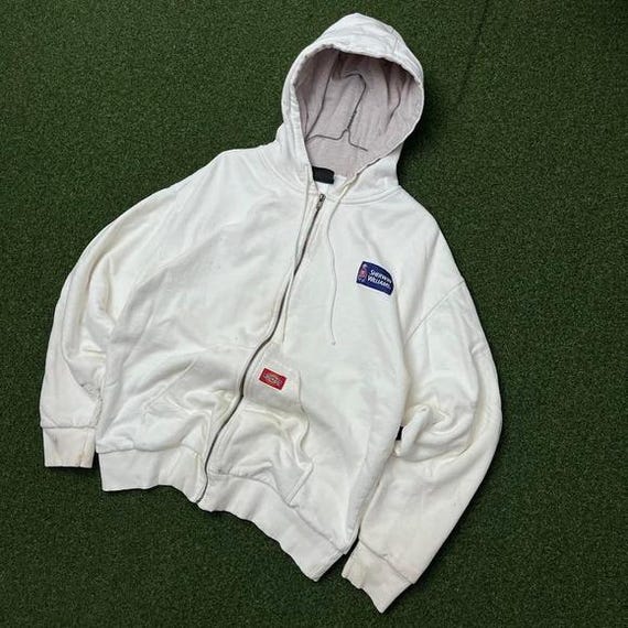 00s 90s Dickies zip hoodie archive パーカー Vintage 90's Dickies Thermal Lined Thrashed Workwear Zip up Hoodie