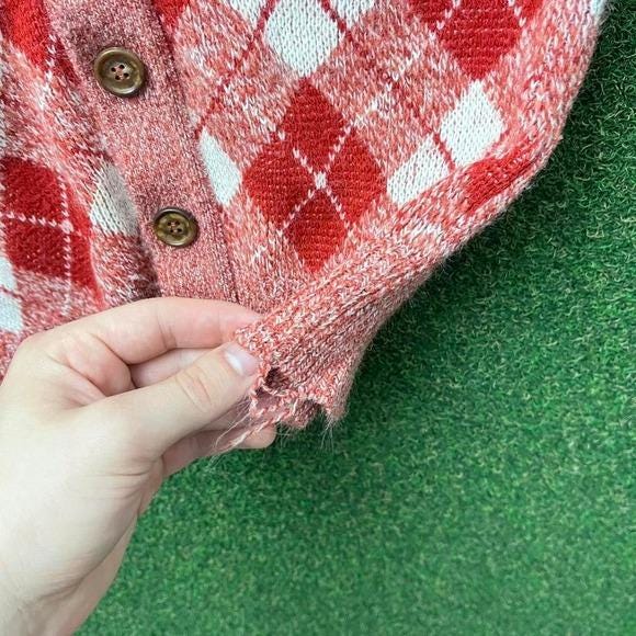 トップス 50s 60s virgin orlon acrylic cardigan 60s~70s Acrylic Cardigan 