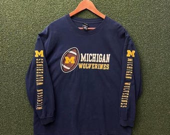 T-shirt Vintage Michigan Wolverines Vs USC Trojans - Rose Bowl 1989 - Taille M