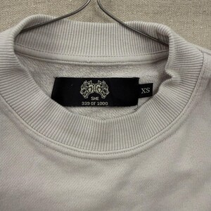 Darc Sport Rundhals-Sweatshirt für Unisex XS Off-White NFGU Wolf Grafik Bild 4