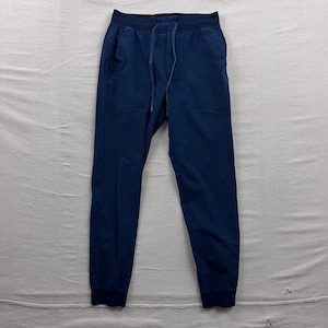 Lululemon ABC Jogger Medium marineblauwe Warpstreme slim taps toelopende broek heren