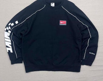Nike Grand Prix 2023 Shoe Dog Fleece Black Graphic Crewneck Sweatshirt