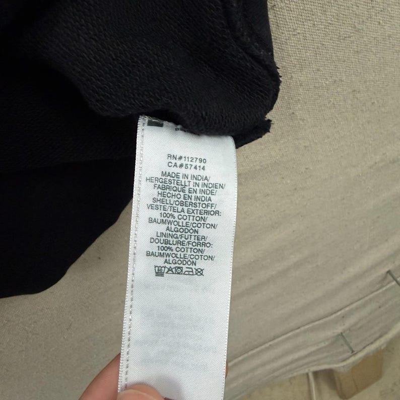 True Religion Hoodie Mens Large Olive Black Monogram Pullover Sweatshirt Logo image 4