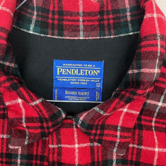 Pendleton Board Shirt Authentic O'neil Tartan Red… - image 3