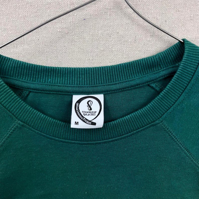 FIFA World Cup 2022 Mexico Sweatshirt Mens Medium Green Qatar Soccer Pullover image 5