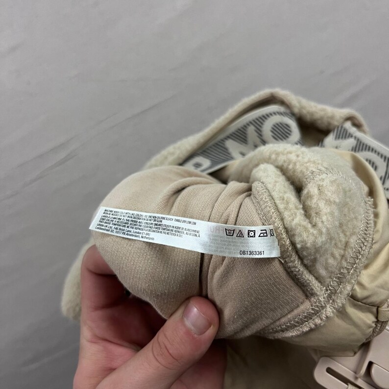 FP Movement Hit The Slopes overall dames kleine beige fleece sherpa slabbetjes afbeelding 5