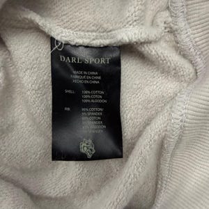 Darc Sport Rundhals-Sweatshirt für Unisex XS Off-White NFGU Wolf Grafik Bild 5
