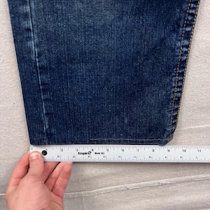 True Religion Billy Super T Jeans Mens 38 Blue Dark Wash Corduroy Flap Pockets image 10
