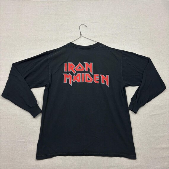 Iron Maiden the Number of the Beast Long Sleeve T Shirt Black