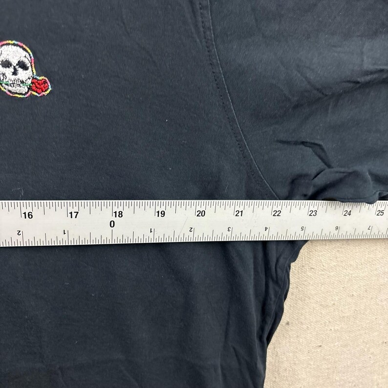 Robert Graham Poloshirt Herren XL Black Skull Rose Supima Baumwolle Classic Fit Bild 8