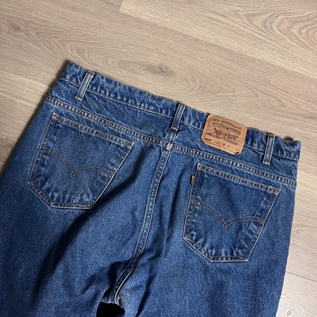 Buy VTG Levi's 505 Orange Tab Jeans Actual 36x29 Blue Regular Fit