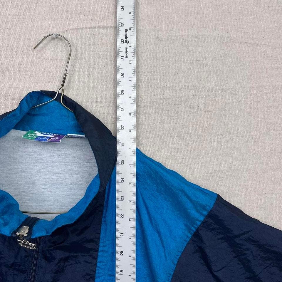 Vintage Slazenger Windbreaker Retro Track Jacket Colorblock Full