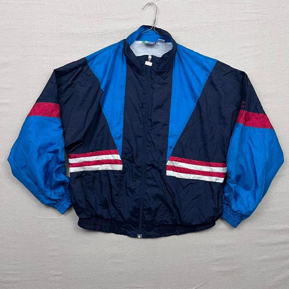 Vintage Slazenger Windbreaker Retro Track Jacket Colorblock Full