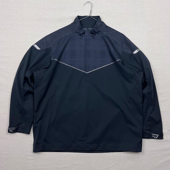 Nike Golf Storm FIT 10 Mens XXL Black 1/4 Zip Jacket Triple Layer