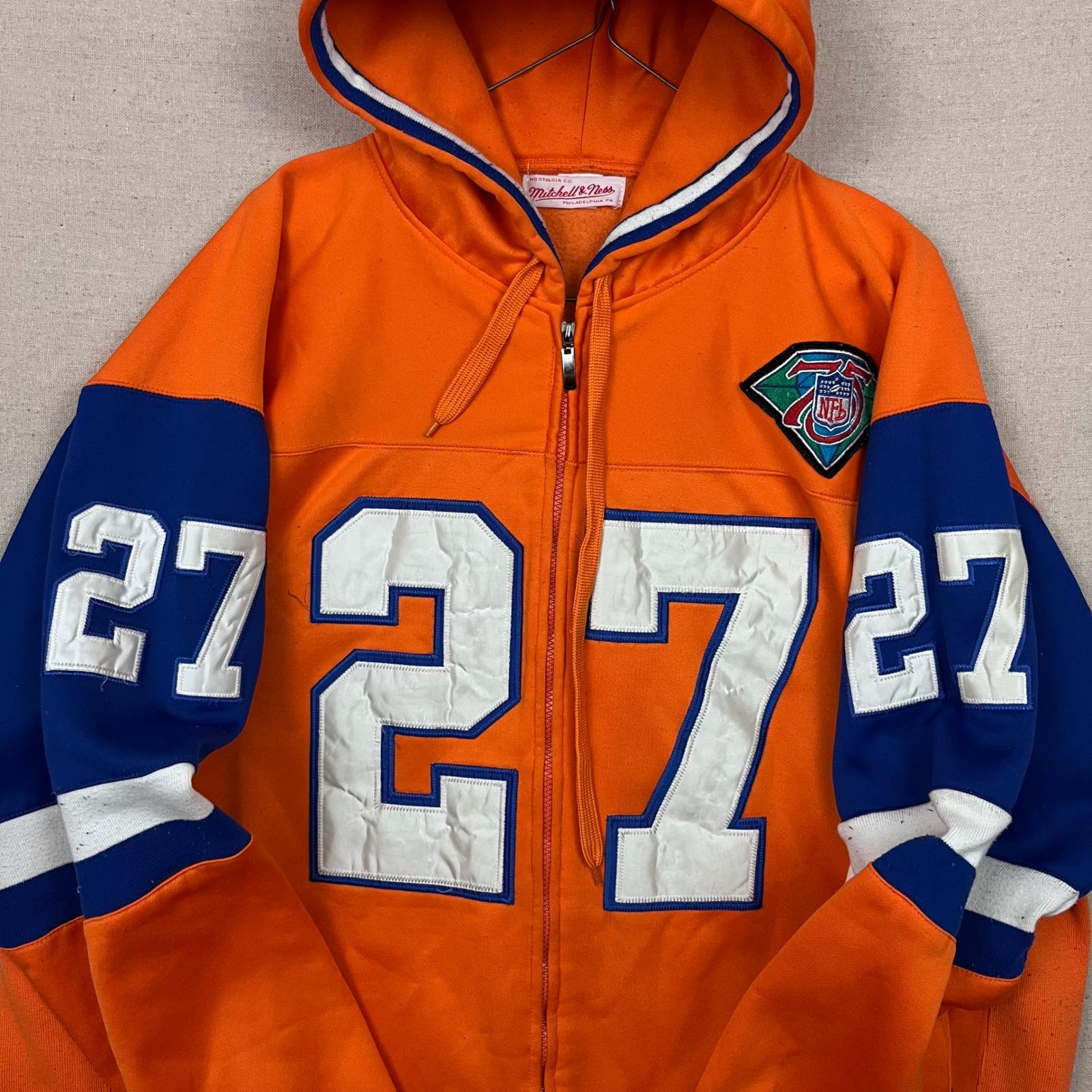 Mitchell Ness Throwback NFL Denver Broncos Steve Atwater 27 Orange