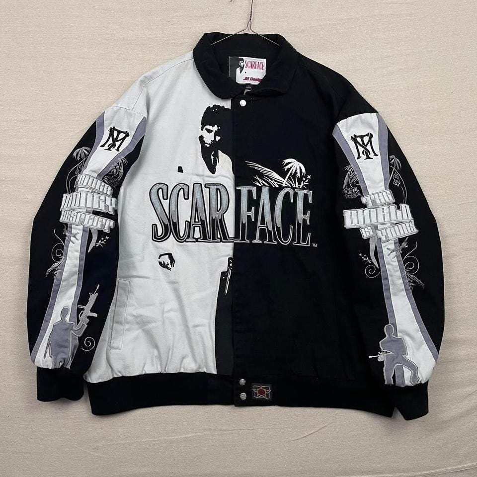 Vintage Scarface JH Designs Jeff Hamilton Black and White