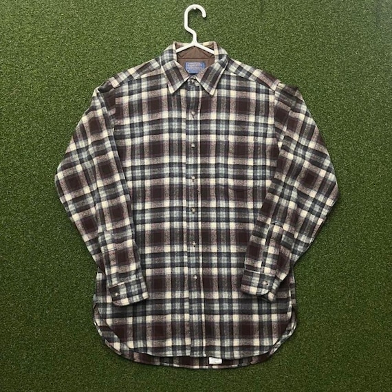 True Vintage Pendleton 100% Virgin Wool Button Do… - image 1