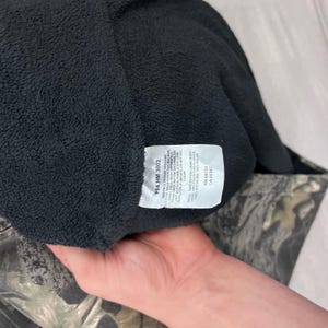 Chaqueta de trabajo con capucha Columbia para hombre, talla XL, estampado de camuflaje Mossy Oak, forrada de felpa, de lona con cremallera. imagen 4