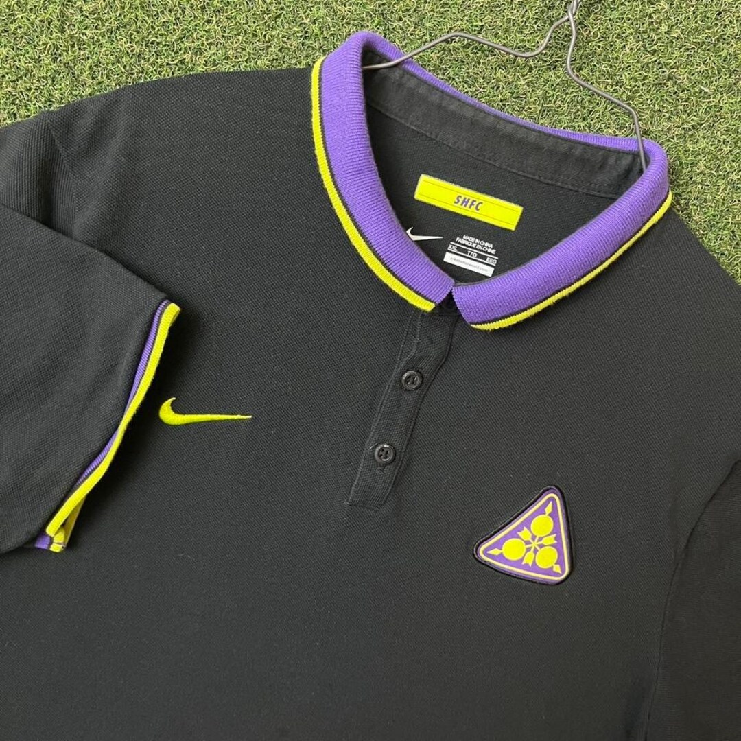 ナイキ サンフレッチェ広島 FC サッカー ブラック ポロシャツ レア