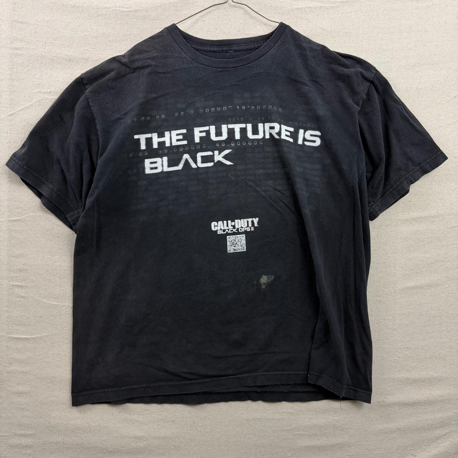 Call of Duty T-shirt Mens XXL Black Graphic Tee the Future is