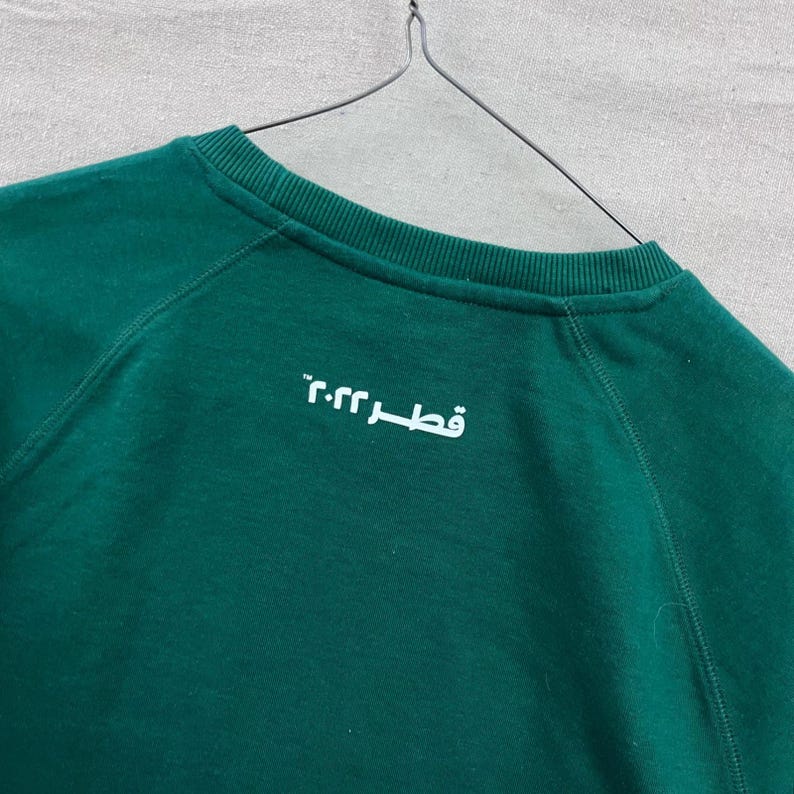 FIFA World Cup 2022 Mexico Sweatshirt Mens Medium Green Qatar Soccer Pullover image 3